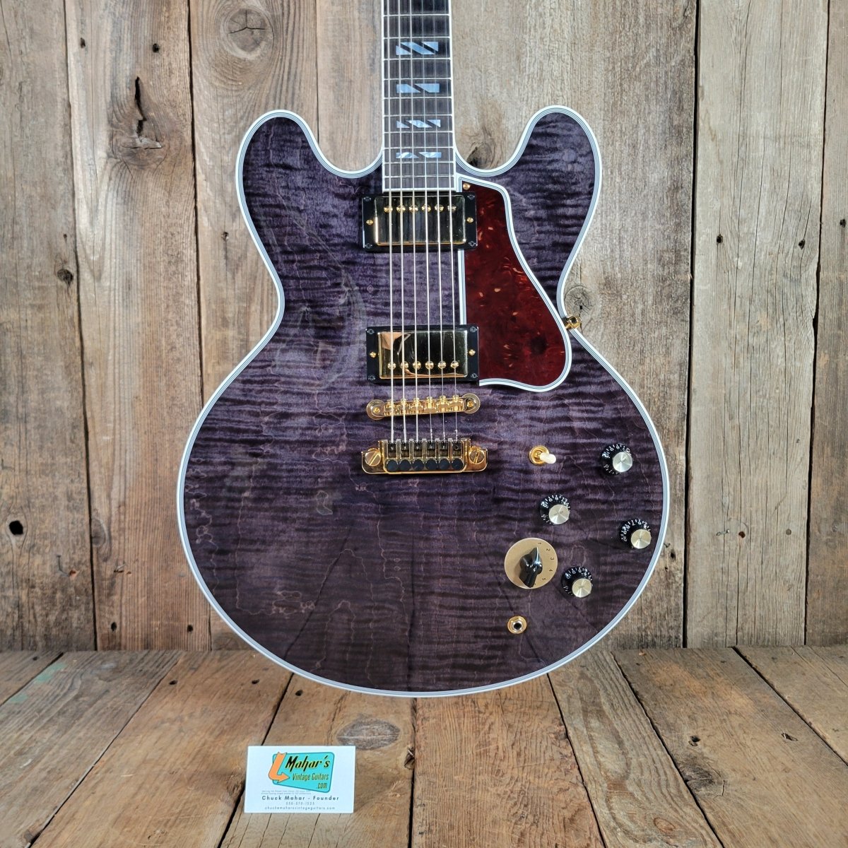 Gibson 2023 BB King Lucille Legacy Transparent Ebony Excellent - Mahar's Vintage Guitars