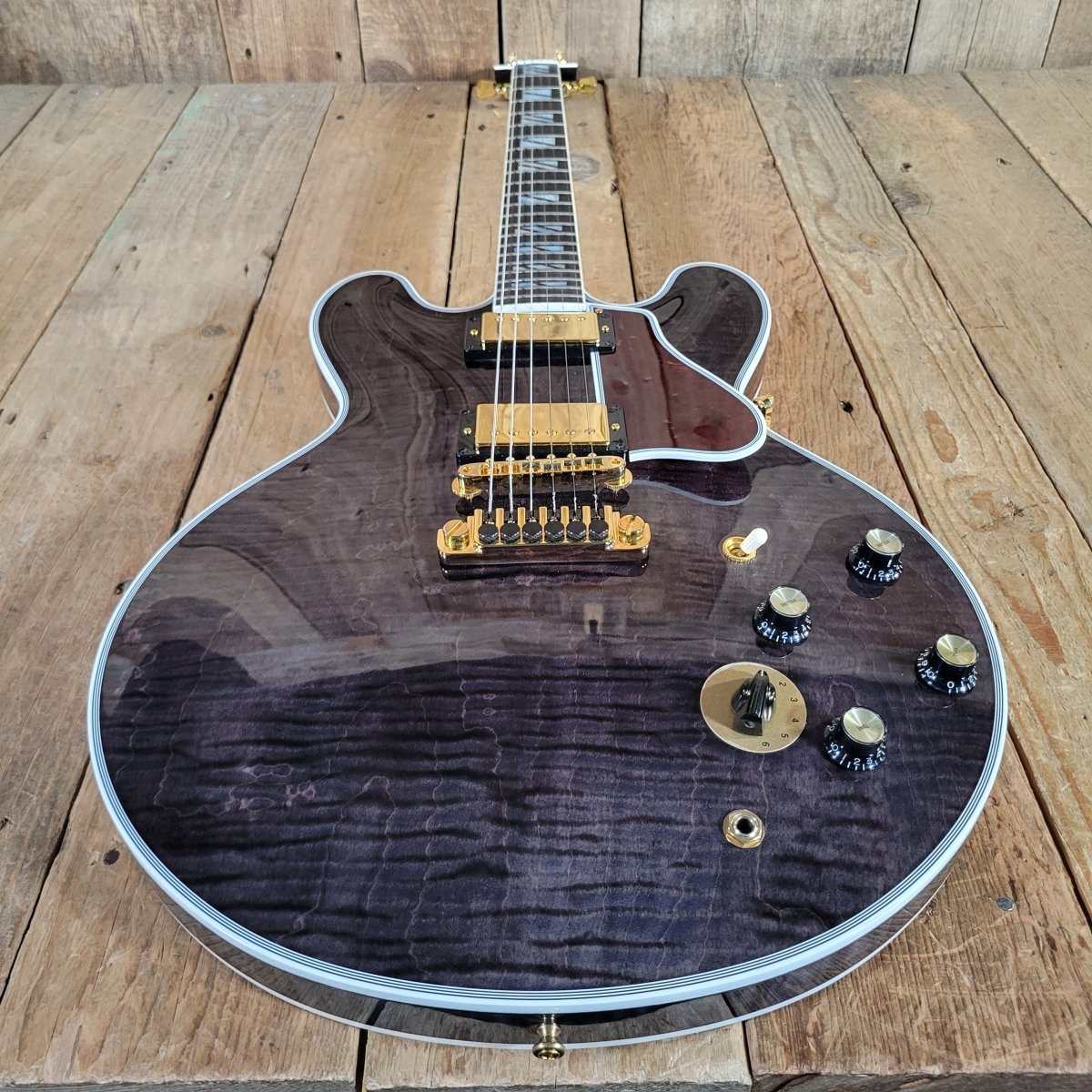 Gibson 2023 BB King Lucille Legacy Transparent Ebony Excellent - Mahar's Vintage Guitars
