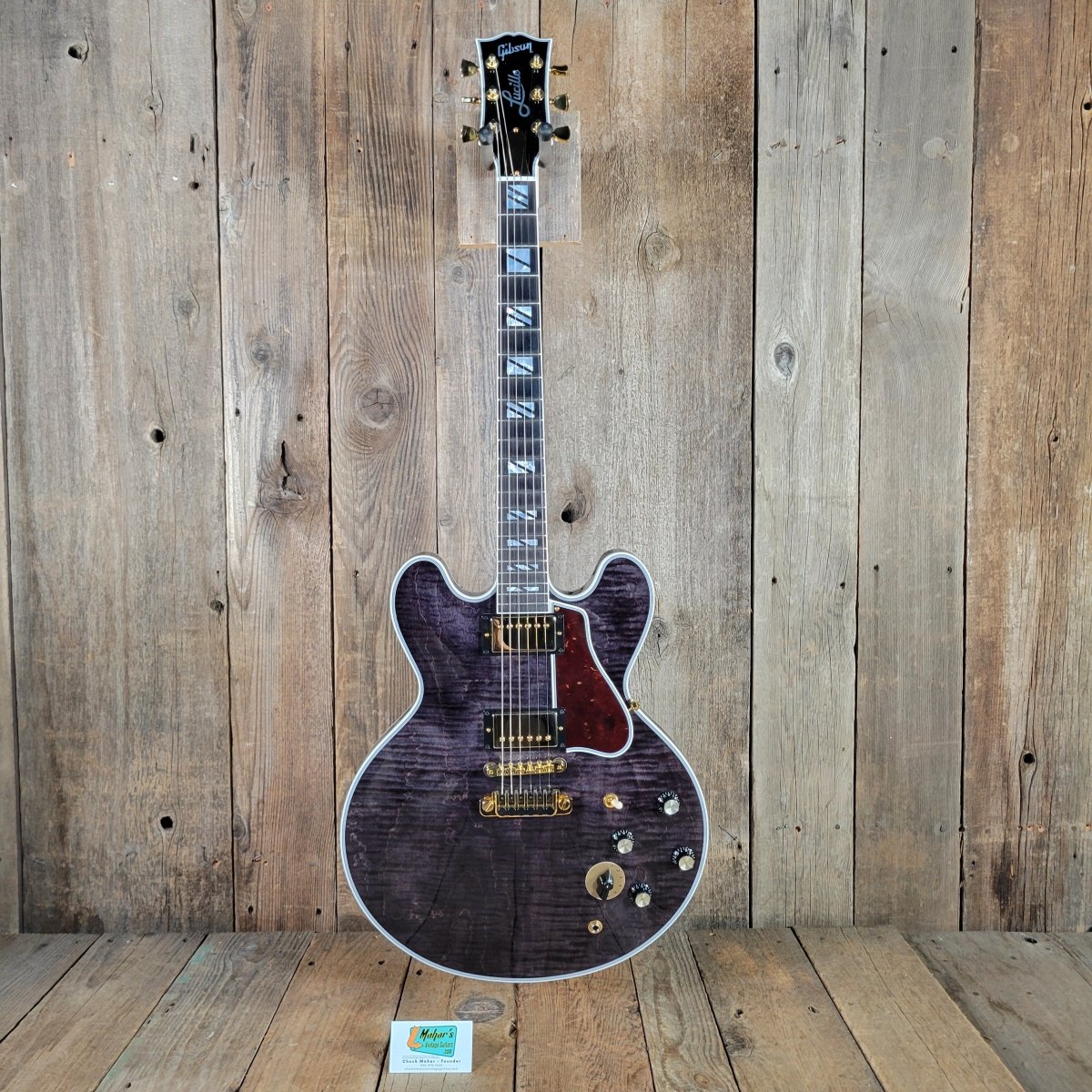 Gibson 2023 BB King Lucille Legacy Transparent Ebony Excellent - Mahar's Vintage Guitars