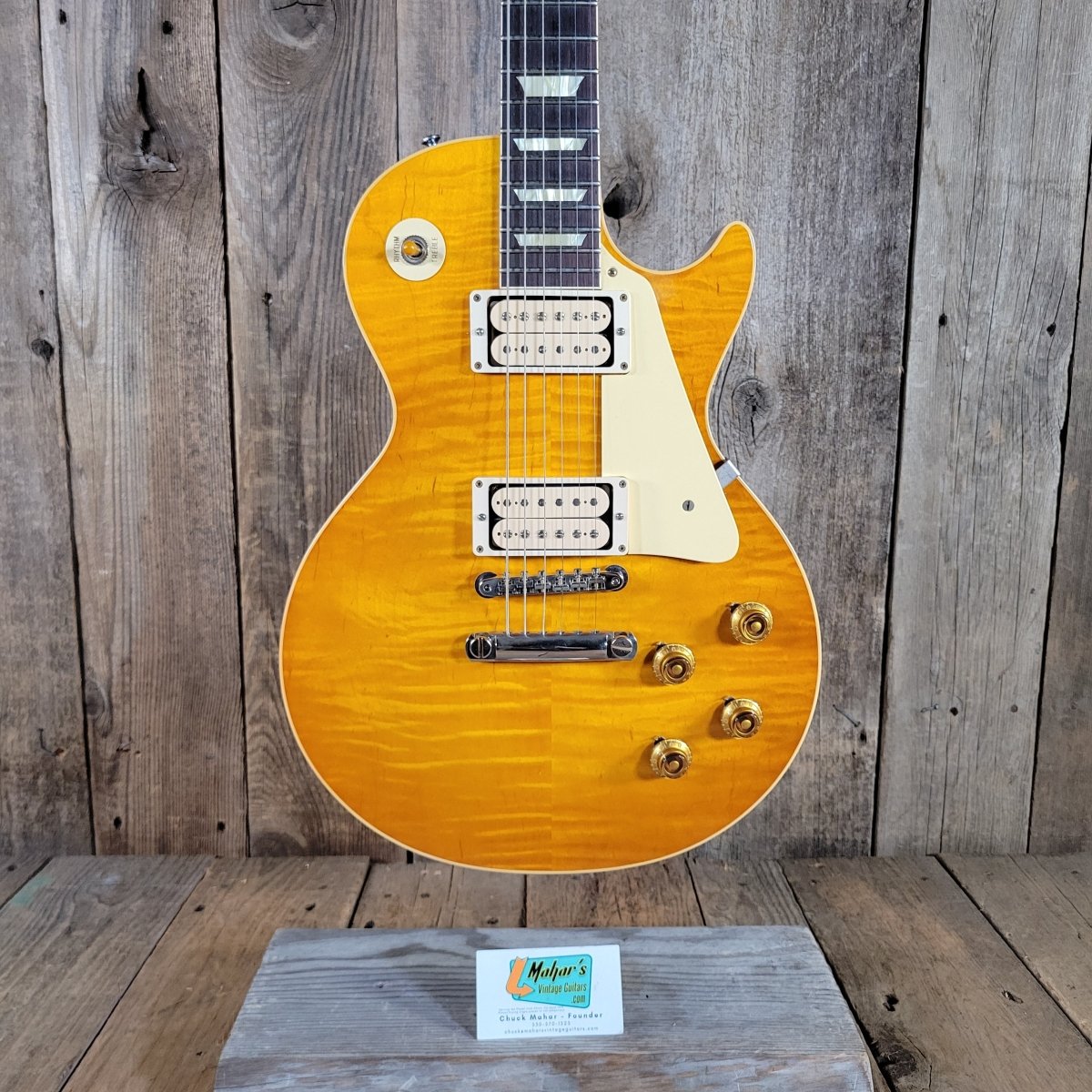 Gibson 2025 "Beauty Of The Burst" Page 40 Dealer Select Les Paul 1959 Reissue, Excellent - Mahar's Vintage Guitars
