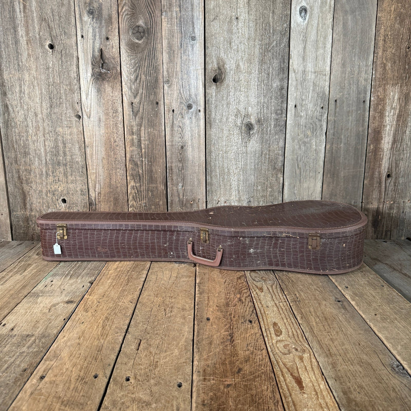 Gibson Alligator case for LG guitars LG - 3, LG - 2,LG - 1, LG - 0 1958 1959 1960 - Mahar's Vintage Guitars