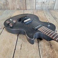 Gibson BFG "Gator" Les Paul Trans Black 2012 – Unique Raw - Finish USA Electric Guitar - Mahar's Vintage Guitars