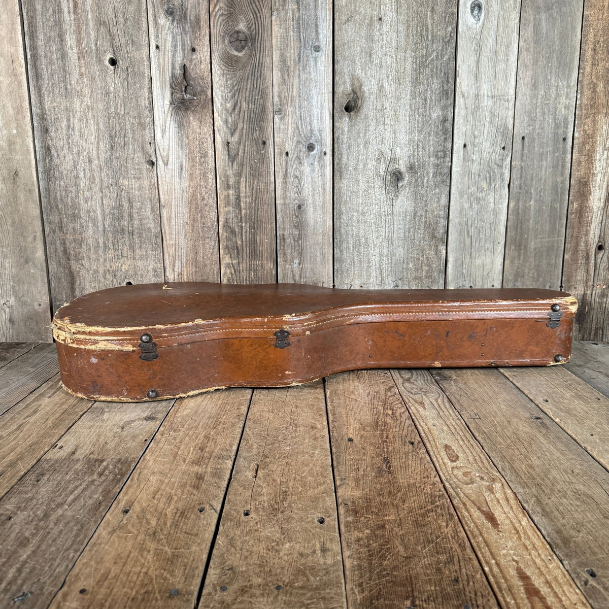 Gibson Brown Lifton 4 Latch 17" Case 1950s J - 200 L - 5 L - 7 Archtop - Mahar's Vintage Guitars
