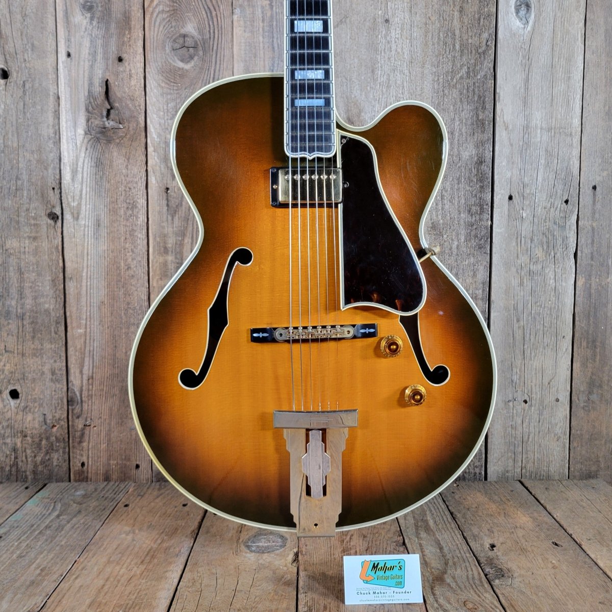 Gibson Custom L - 5 Wes Montgomery 1997 Sunburst — All Orig - Mahar's Vintage Guitars