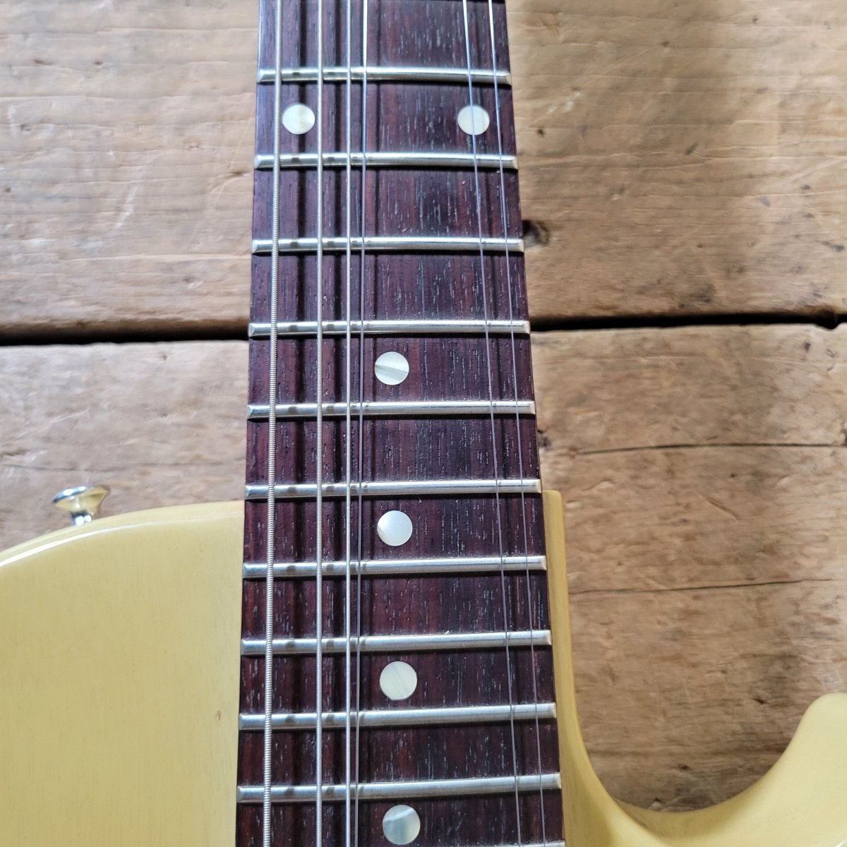 Gibson Custom Shop 1957 Les Paul Junior Single Cut TV Yellow 2024 VOS w/ Case & COA - Mahar's Vintage Guitars