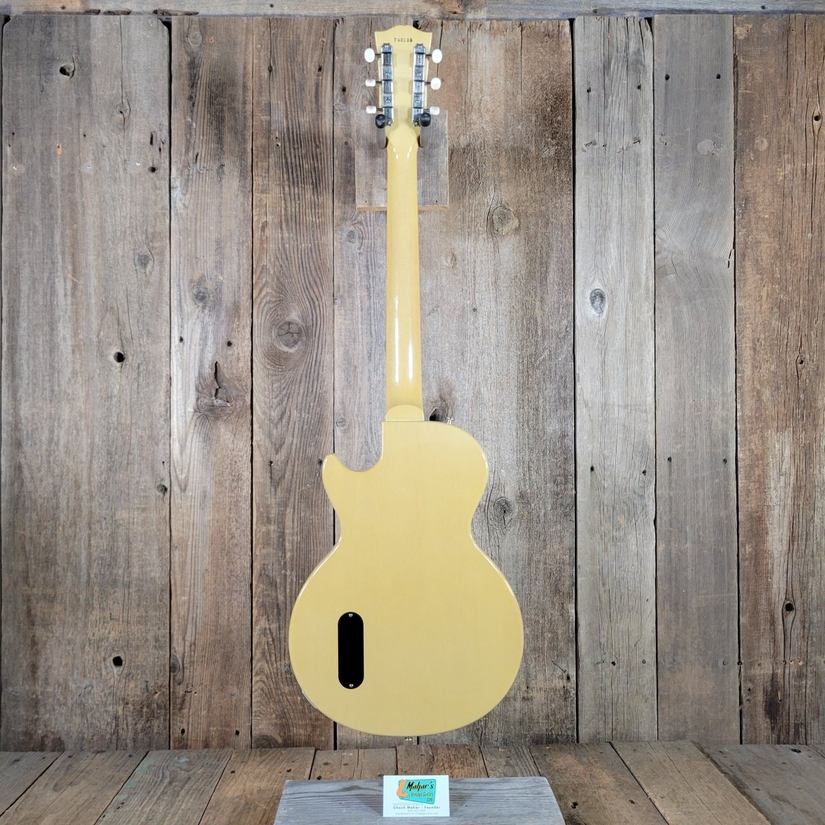 Gibson Custom Shop 1957 Les Paul Junior Single Cut TV Yellow 2024 VOS w/ Case & COA - Mahar's Vintage Guitars