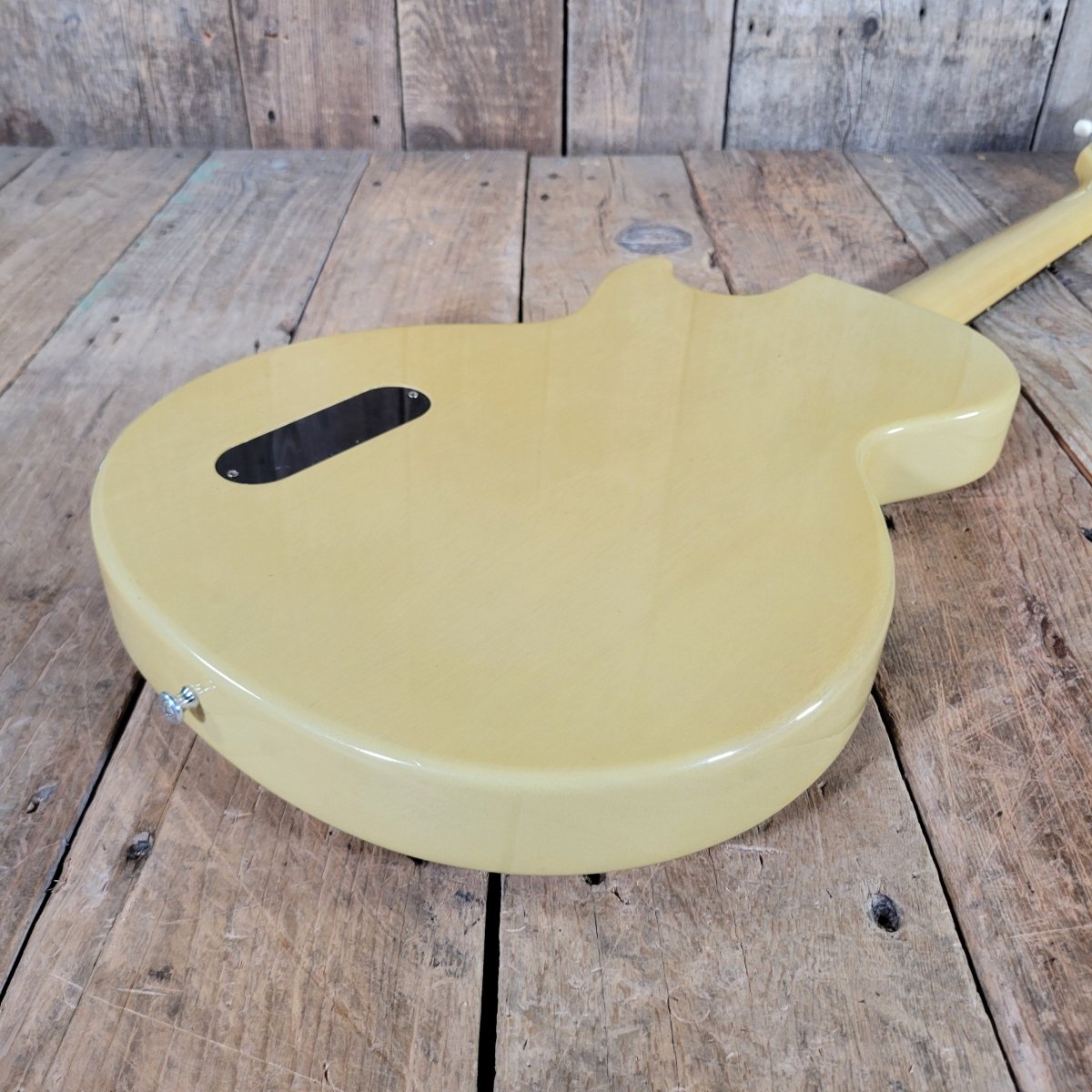 Gibson Custom Shop 1957 Les Paul Junior Single Cut TV Yellow 2024 VOS w/ Case & COA - Mahar's Vintage Guitars
