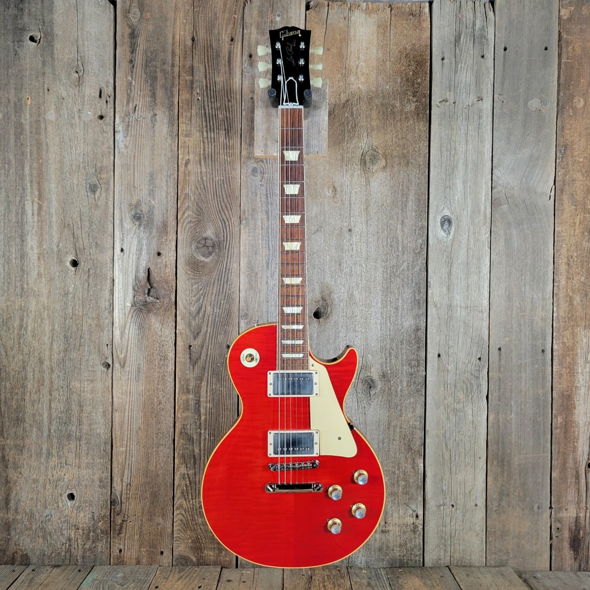 Gibson Custom Shop 1960 Les Paul Standard R0 Reissue Transparent Cherry 2019 – Refretted - Mahar's Vintage Guitars