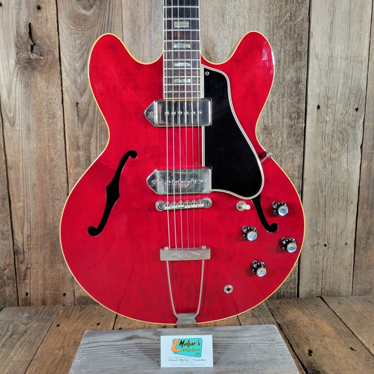 Gibson ES - 330TD 1964 Transparent Cherry - Mahar's Vintage Guitars