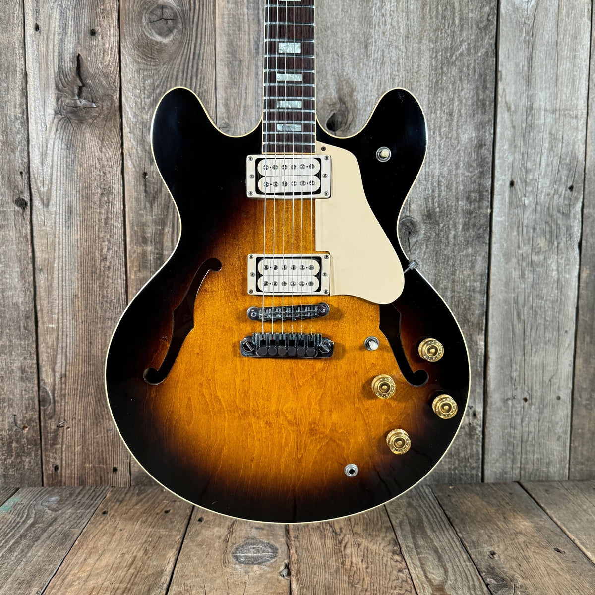 Gibson ES - 335 CRR Country Rock Regular - Mono Version 1979 Sunburst - Mahar's Vintage Guitars
