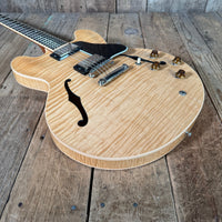 Gibson ES - 335 Dot Neck Reissue Figured Blonde 2007 Semi Hollow Electric Guitar - Mahar's Vintage Guitars