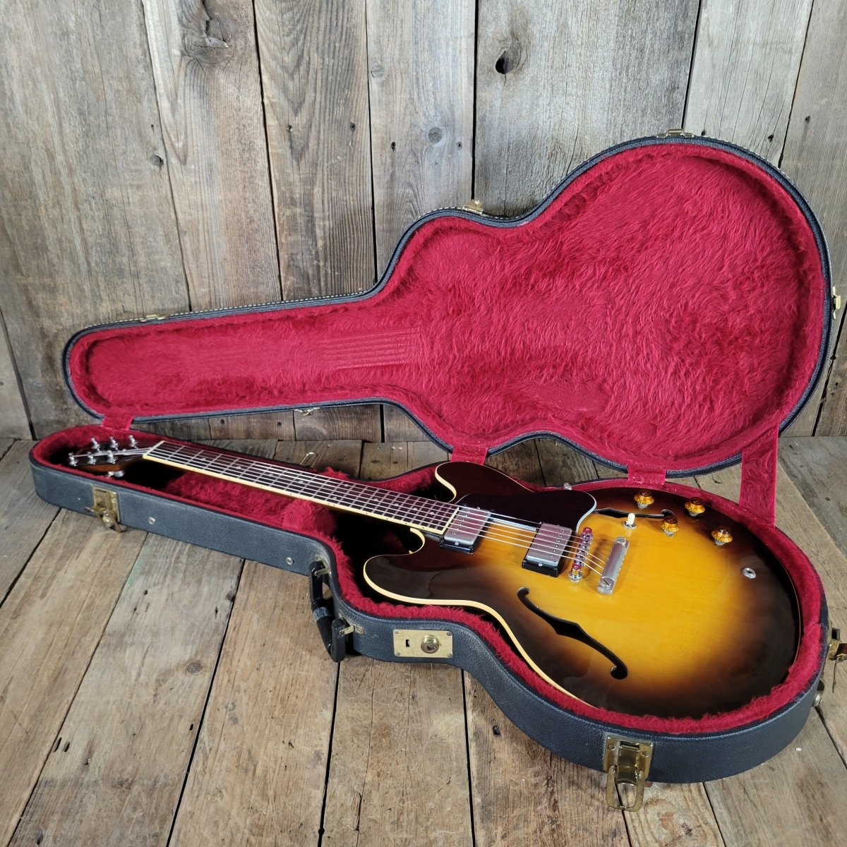Gibson ES - 335 Dot Reissue 1981 Sunburst — Kalamazoo, Shaw - Mahar's Vintage Guitars