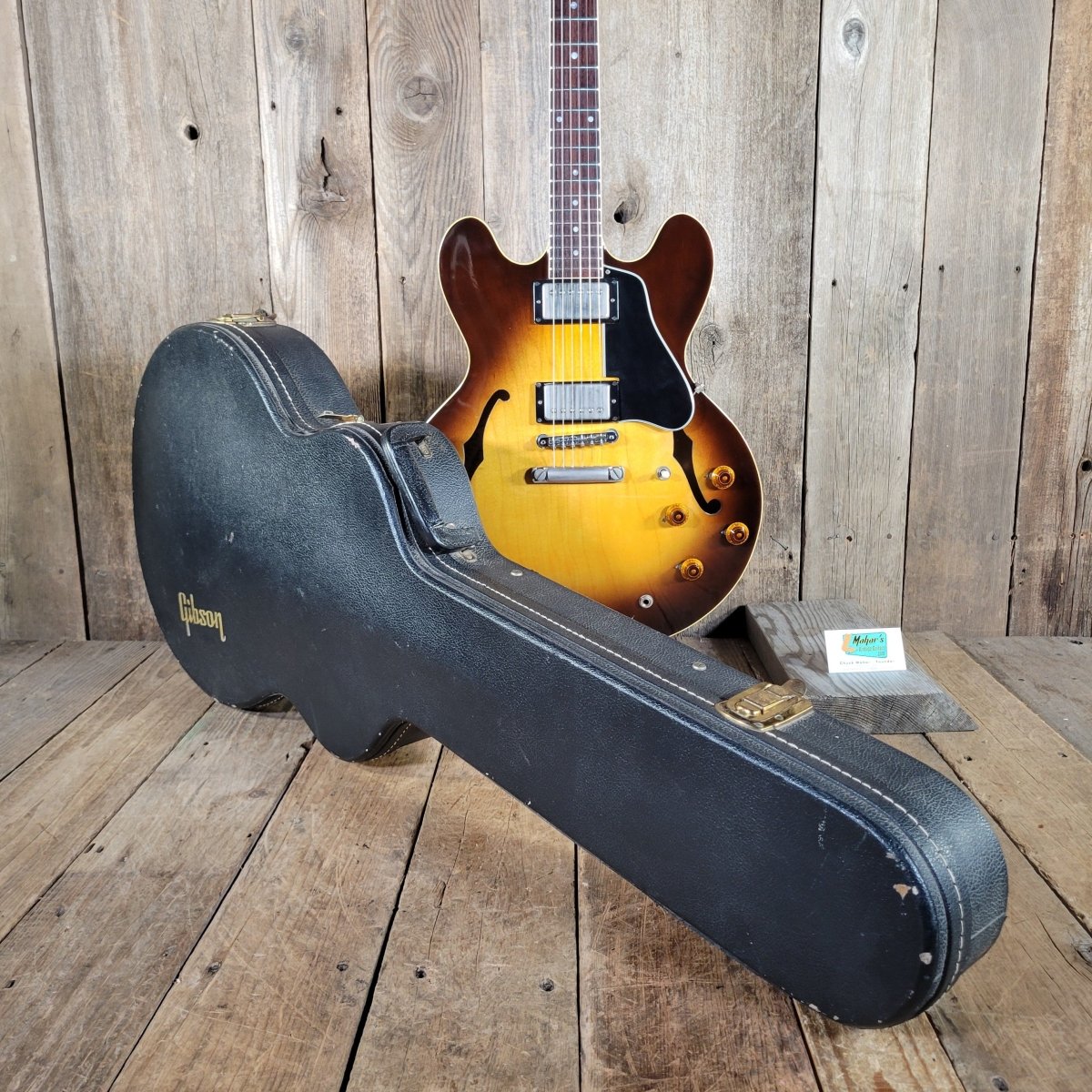 Gibson ES - 335 Dot Reissue 1981 Sunburst — Kalamazoo, Shaw - Mahar's Vintage Guitars