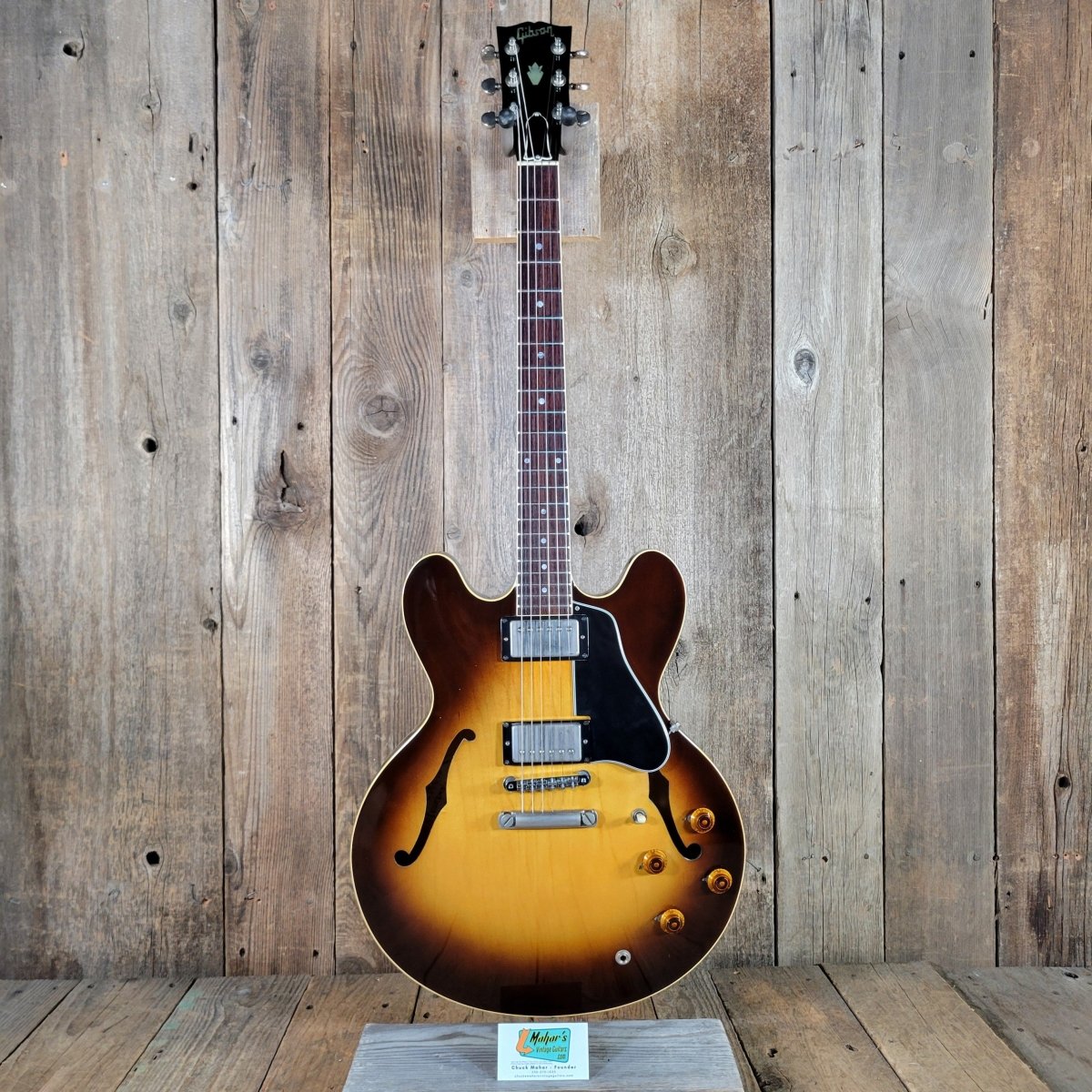 Gibson ES - 335 Dot Reissue 1981 Sunburst — Kalamazoo, Shaw - Mahar's Vintage Guitars