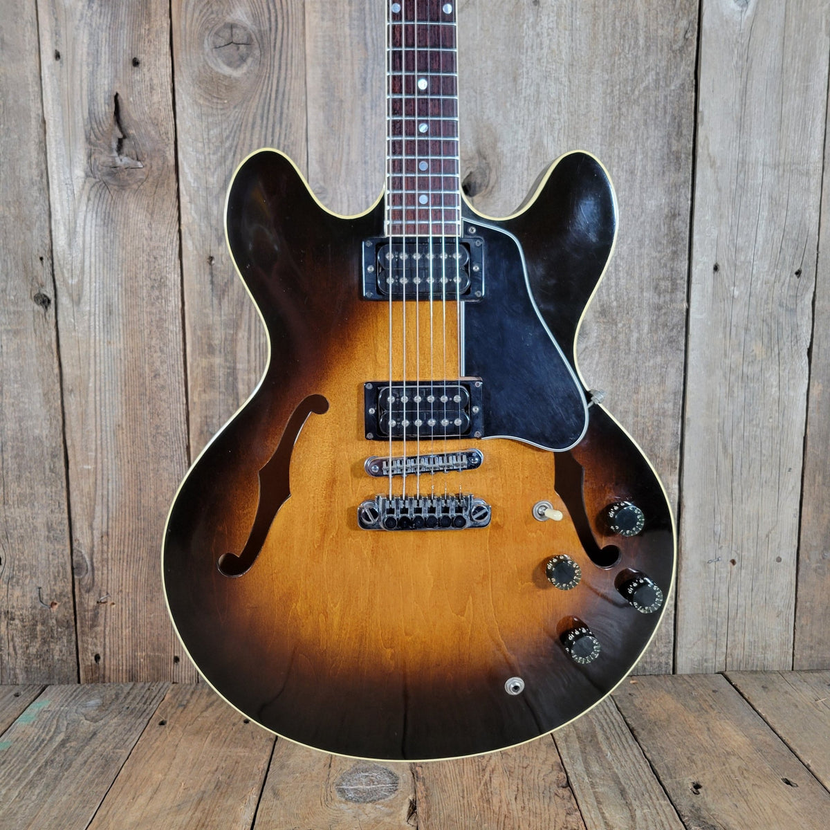 Gibson ES - 335 Pro 1979 Vintage Semi - Hollow Electric Guitar with T Top Dirty Fingers Pickups - Mahar's Vintage Guitars