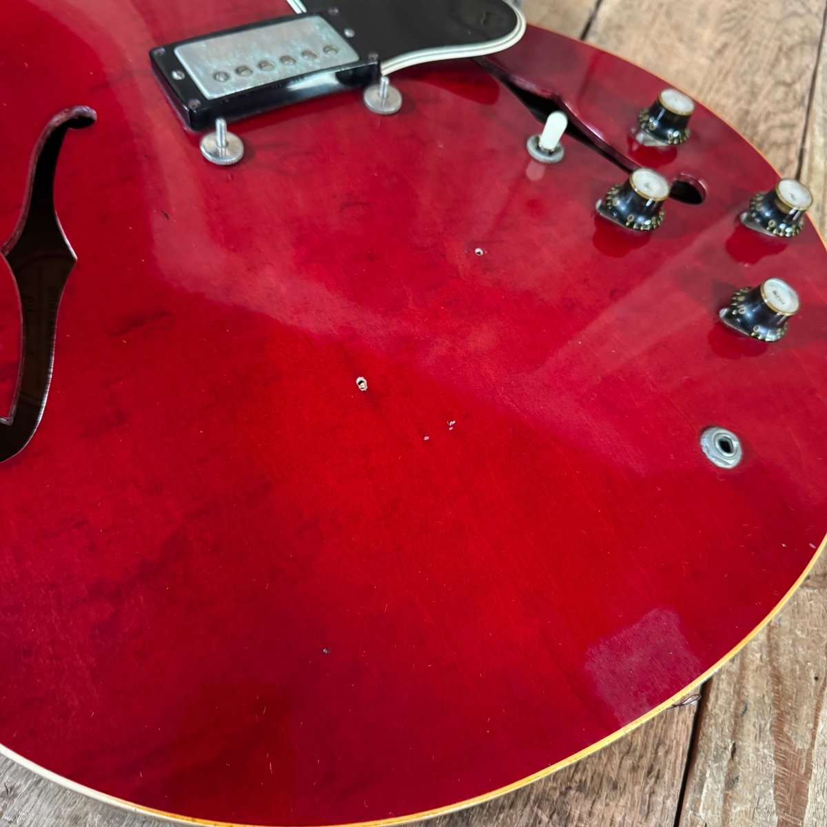Gibson ES - 335 TDC 1965 Factory Bigsby With Original Case - Mahar's Vintage Guitars