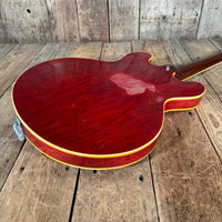 Gibson ES - 335 TDC Custom 1968 With Stock Bigsby Cherry Vintage Electric Guitar - Mahar's Vintage Guitars