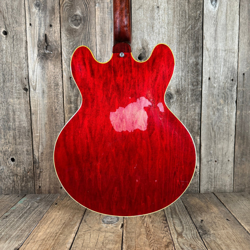 Gibson ES - 335 TDC Custom 1968 With Stock Bigsby Cherry Vintage Electric Guitar - Mahar's Vintage Guitars
