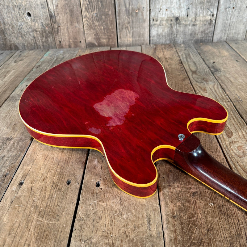 Gibson ES - 335 TDC Custom 1968 With Stock Bigsby Cherry Vintage Electric Guitar - Mahar's Vintage Guitars
