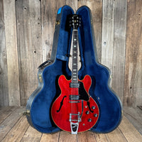 Gibson ES - 335 TDC Custom 1968 With Stock Bigsby Cherry Vintage Electric Guitar - Mahar's Vintage Guitars