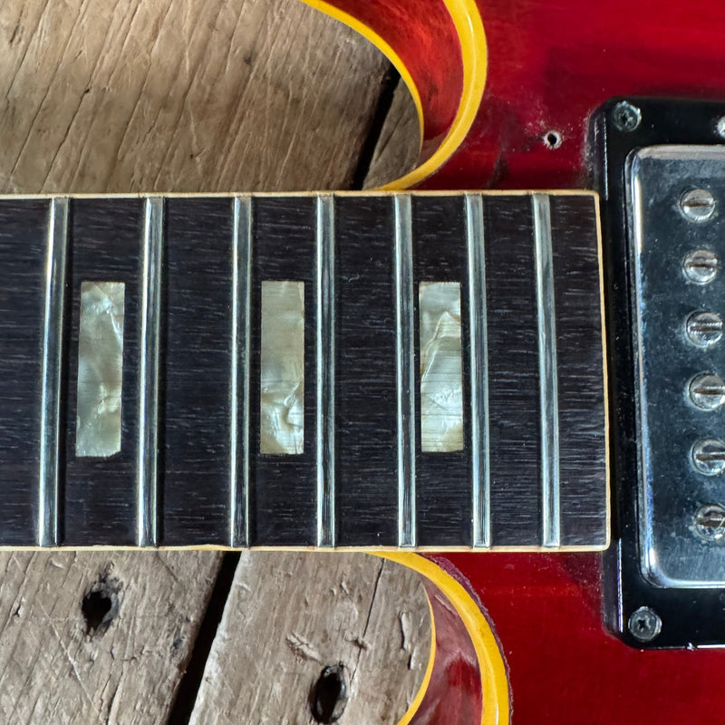 Gibson ES - 335 TDC Custom 1968 With Stock Bigsby Cherry Vintage Electric Guitar - Mahar's Vintage Guitars
