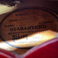 Gibson ES - 335 TDC Custom 1968 With Stock Bigsby Cherry Vintage Electric Guitar - Mahar's Vintage Guitars
