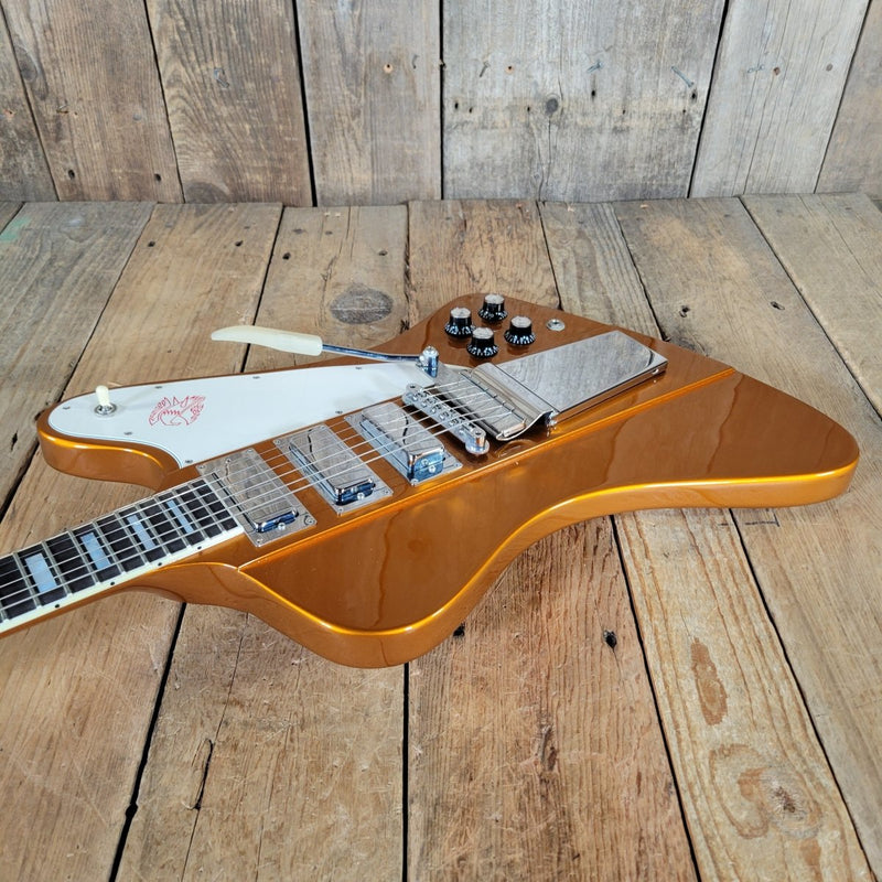 Gibson Firebird VII Metallic Copper Reissue – 2002, Mint Condition, Original Case & Paperwork - Mahar's Vintage Guitars