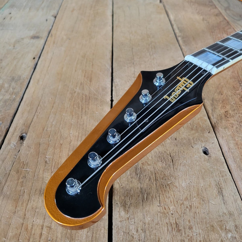 Gibson Firebird VII Metallic Copper Reissue – 2002, Mint Condition, Original Case & Paperwork - Mahar's Vintage Guitars