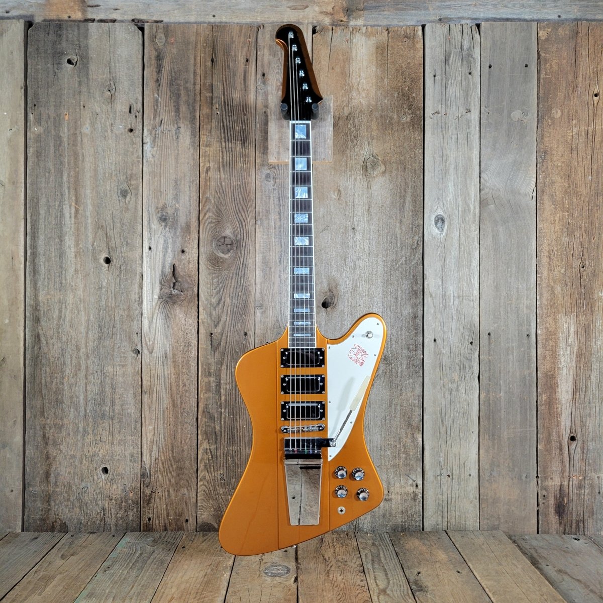 Gibson Firebird VII Metallic Copper Reissue – 2002, Mint Condition, Original Case & Paperwork - Mahar's Vintage Guitars
