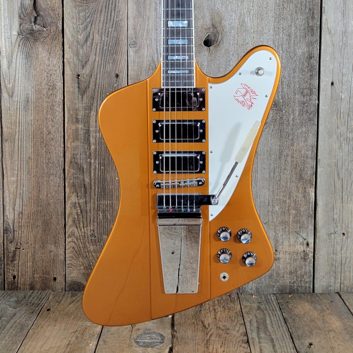 Gibson Firebird VII Metallic Copper Reissue – 2002, Mint Condition, Original Case & Paperwork - Mahar's Vintage Guitars