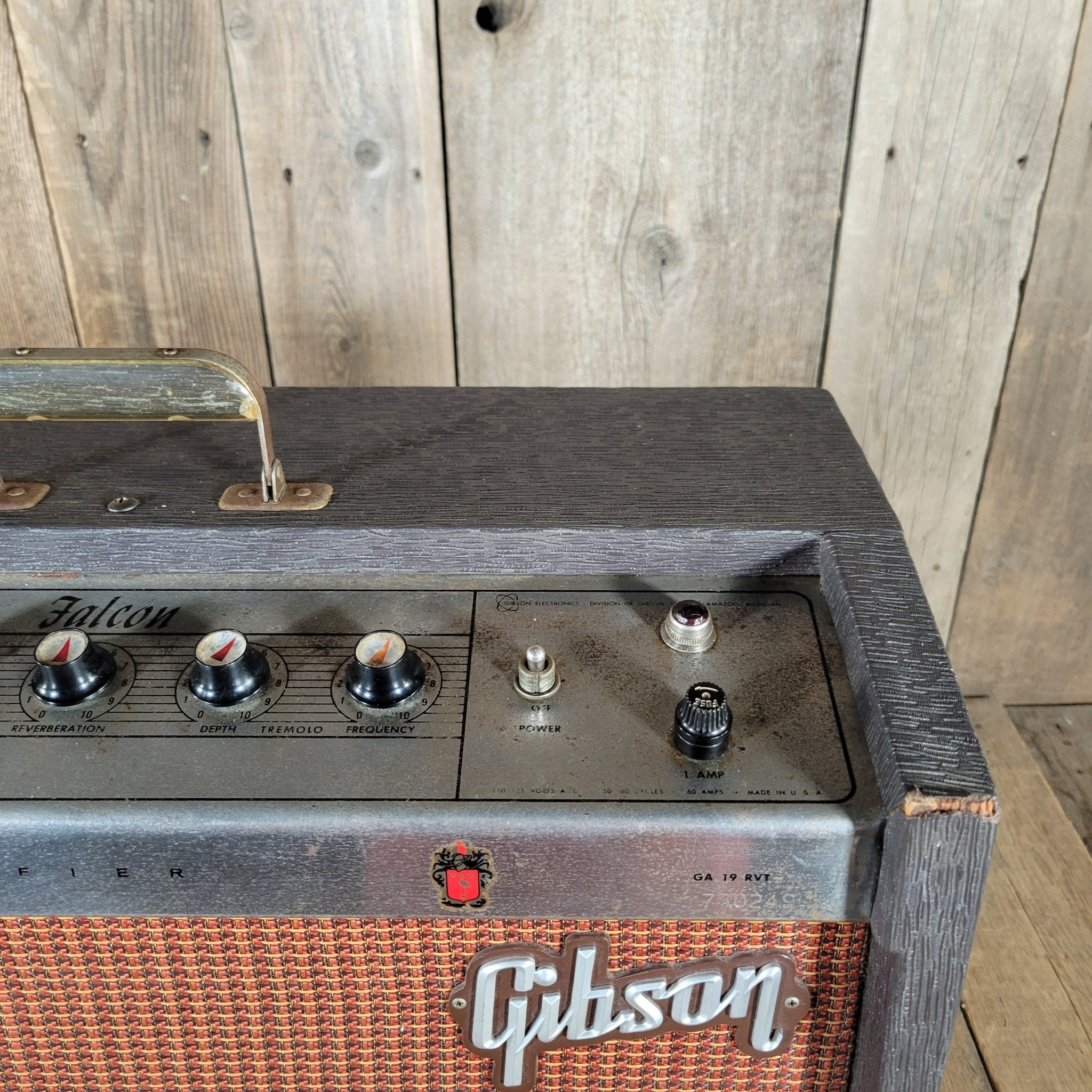 Gibson GA 19 RVT Falcon with Anti "Tone Suck" Mod 1963 Vintage Guitar Amp - Mahar's Vintage Guitars