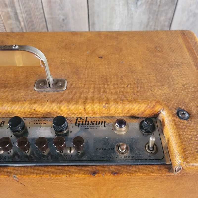Gibson GA - 80 Vari - tone Tweed Guitar Amp 1959 - Mahar's Vintage Guitars
