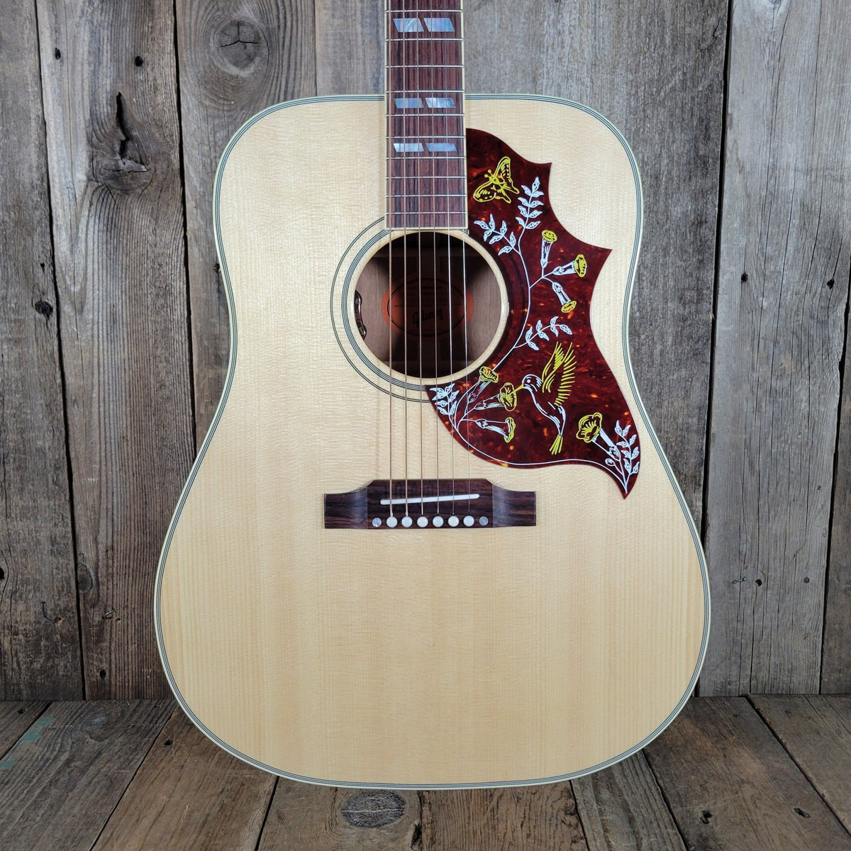 Gibson Hummingbird Natural 2023 – LR Baggs Pickup, All - Solid Wood, Mint Condition Acoustic - Electric - Mahar's Vintage Guitars