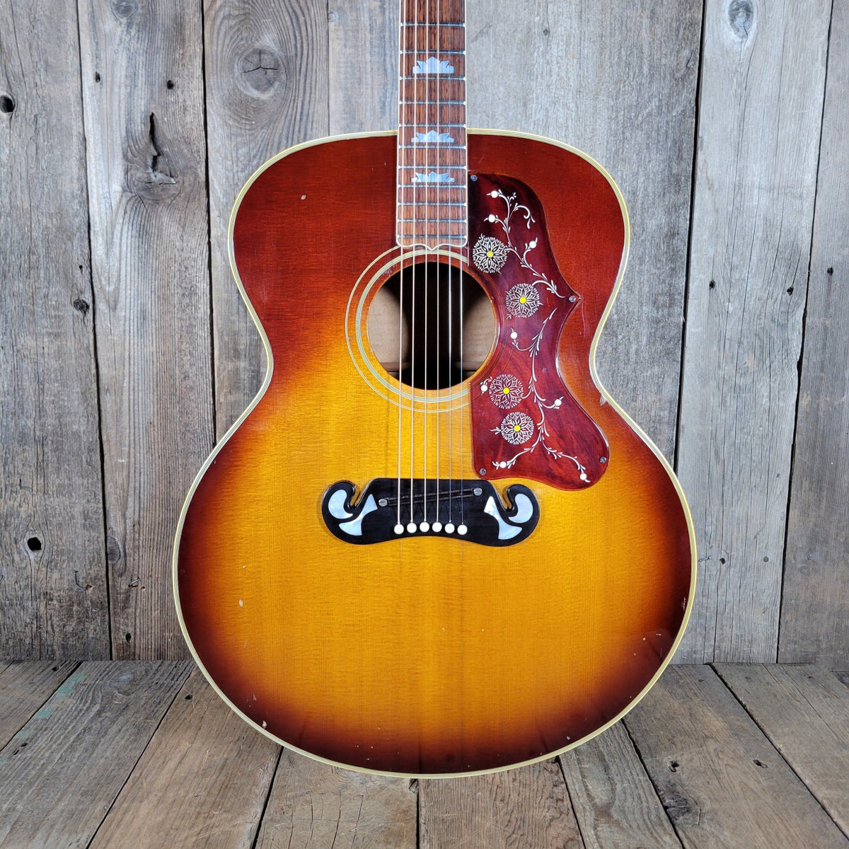Gibson J - 200 1969 – Highly Flamed Maple, One of 174 Made, Vintage Super Jumbo Acoustic - Mahar's Vintage Guitars