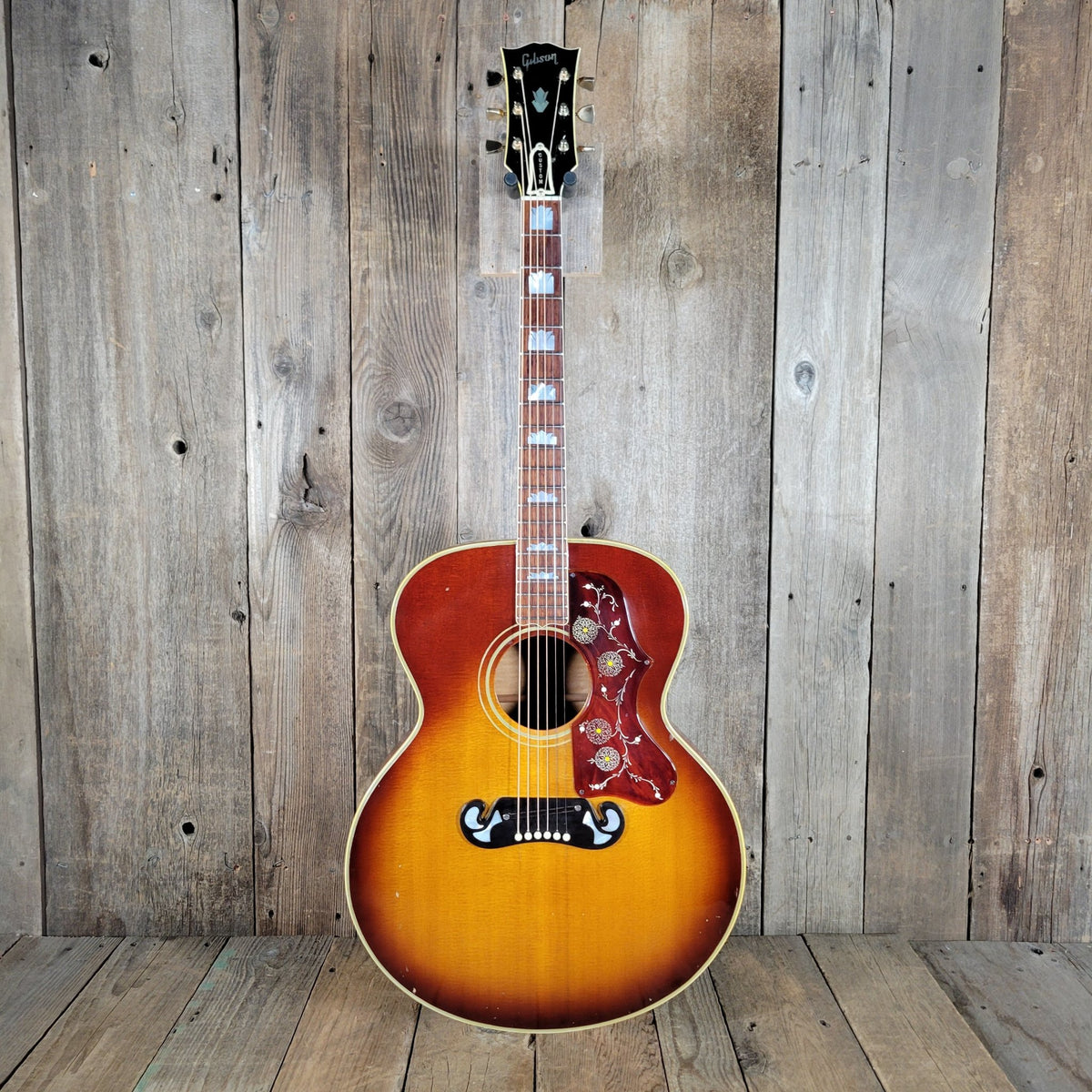 Gibson J - 200 1969 – Highly Flamed Maple, One of 174 Made, Vintage Super Jumbo Acoustic - Mahar's Vintage Guitars