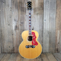 Gibson J - 200N 1968 Blonde – Original Case & Hang Tag, Vintage Acoustic - Mahar's Vintage Guitars