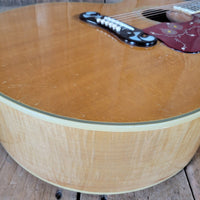 Gibson J - 200N 1968 Blonde – Original Case & Hang Tag, Vintage Acoustic - Mahar's Vintage Guitars