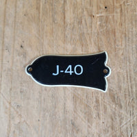 Gibson J-40 Truss Rod Cover 1971-1980s Very Good - Mahar's Vintage Guitars