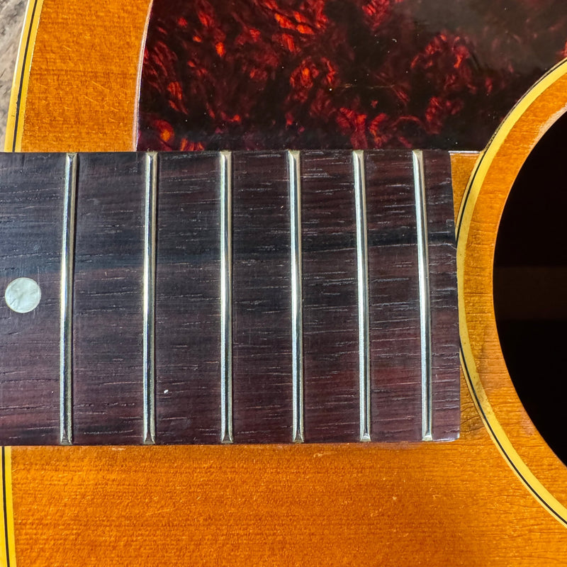 Gibson J - 50 ADJ with Hang Tag, Gibson Pick Holder, strap 1957 Natural - Mahar's Vintage Guitars