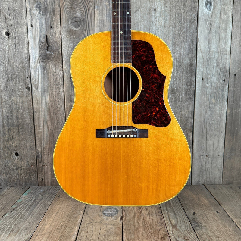 Gibson J - 50 ADJ with Hang Tag, Gibson Pick Holder, strap 1957 Natural - Mahar's Vintage Guitars