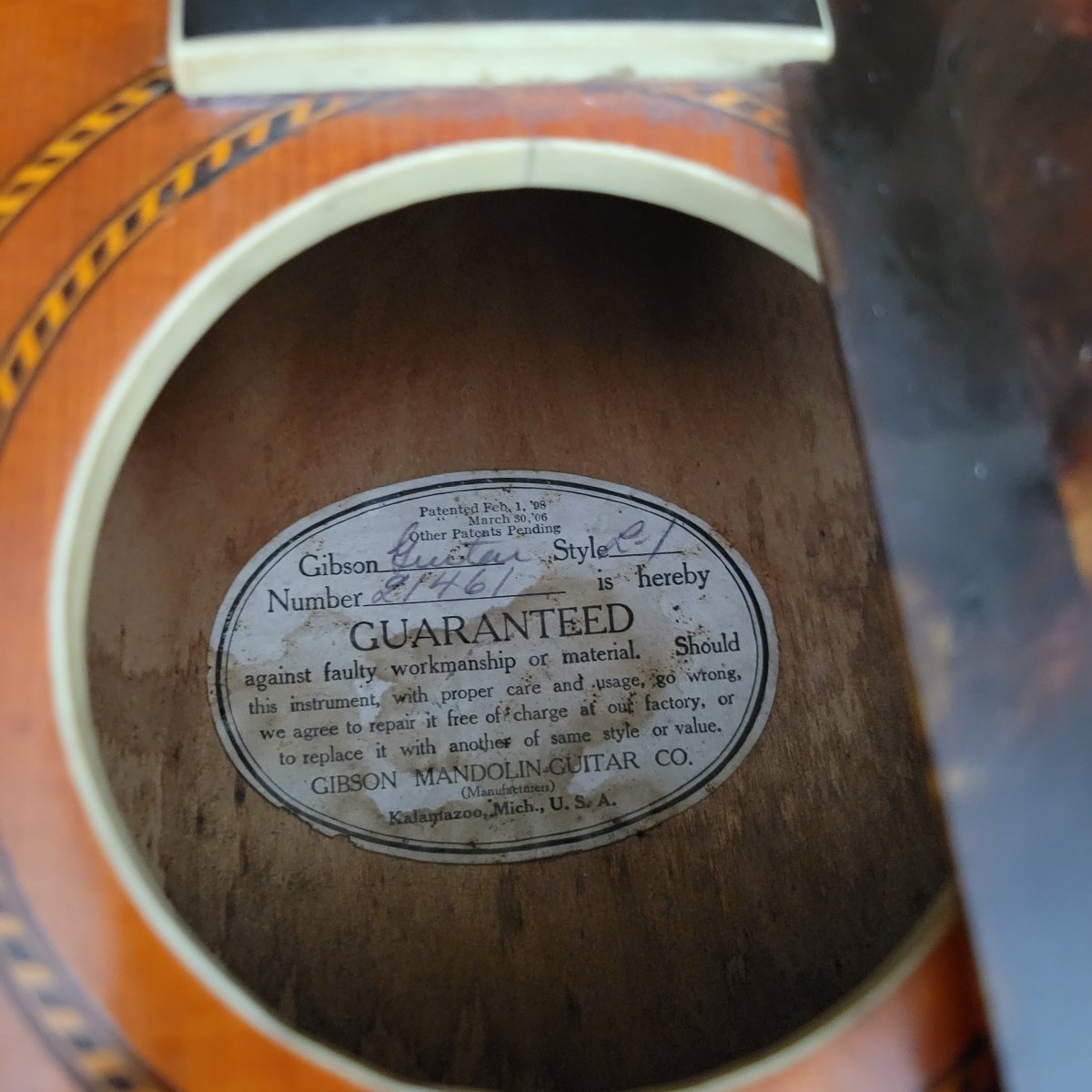 Gibson L - 1 Archtop 1914 - Mahar's Vintage Guitars