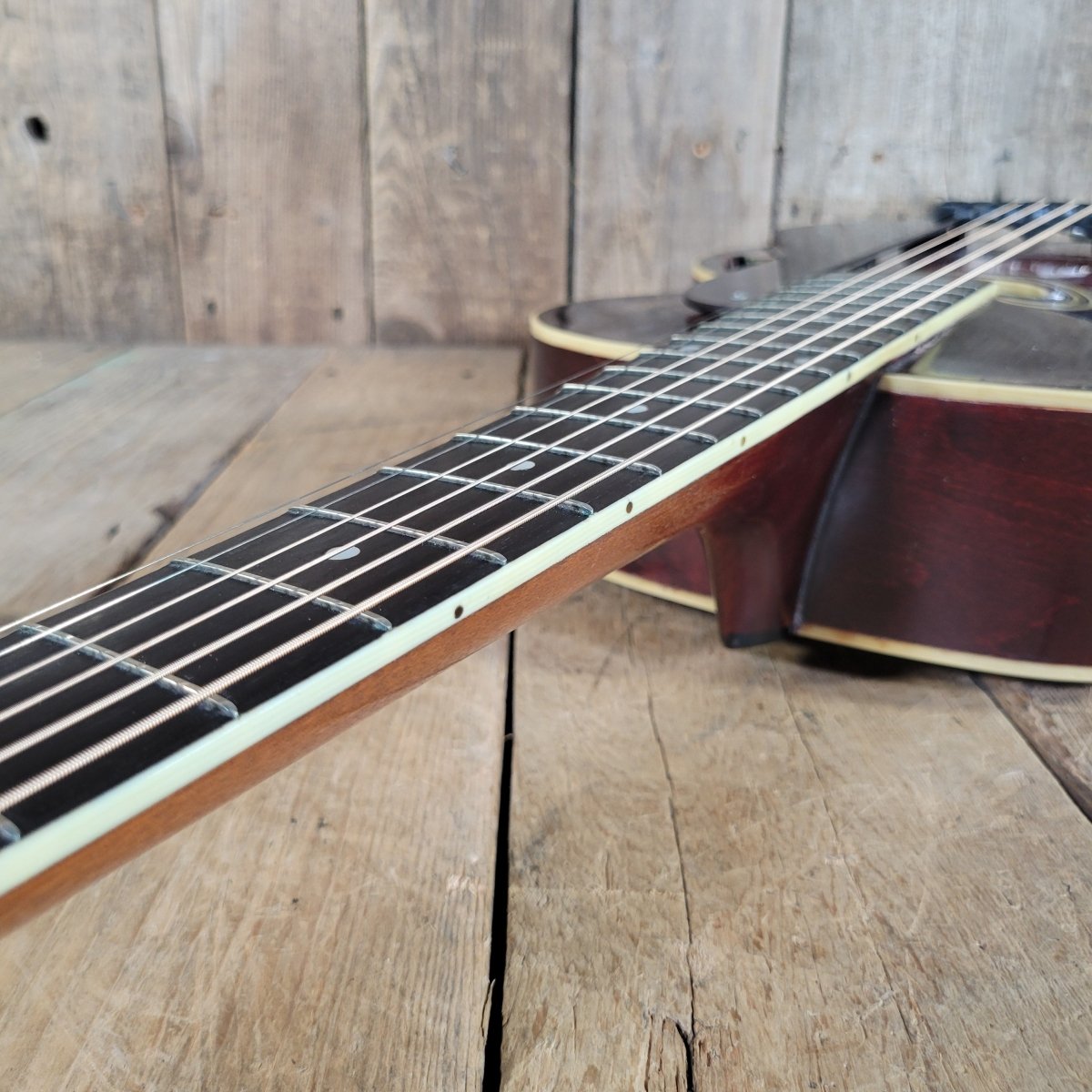 Gibson L-3 Acoustic Archtop 1920 Non-Original Tailpiece w/ Chipboard Case - Mahar's Vintage Guitars