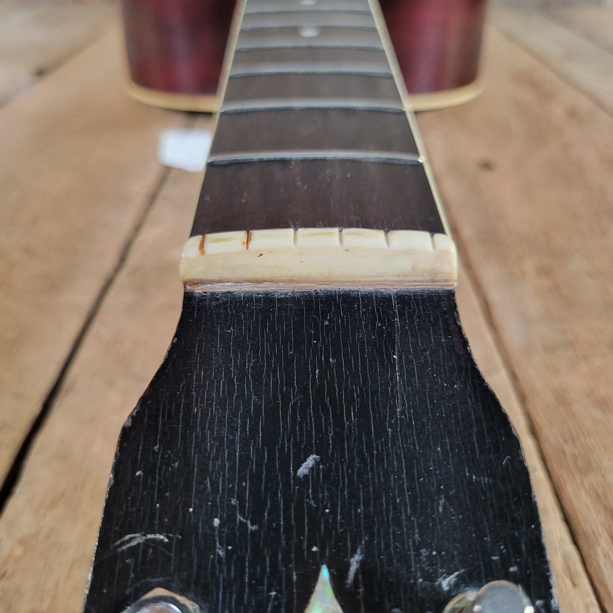 Gibson L-3 Acoustic Archtop 1920 Non-Original Tailpiece w/ Chipboard Case - Mahar's Vintage Guitars
