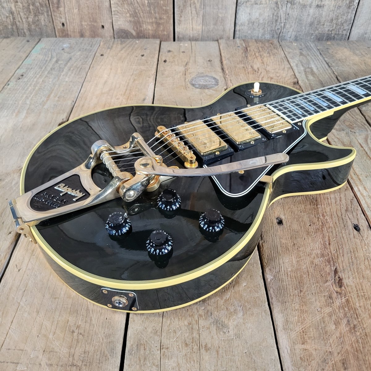 Gibson Les Paul Custom 57 Reissue 2007 Black Custom Art & Historic - Mahar's Vintage Guitars