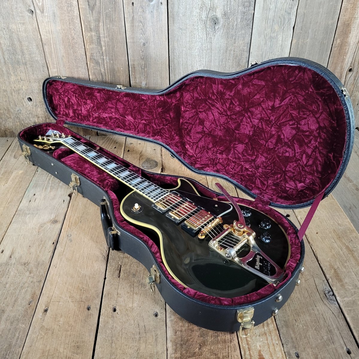Gibson Les Paul Custom 57 Reissue 2007 Black Custom Art & Historic - Mahar's Vintage Guitars