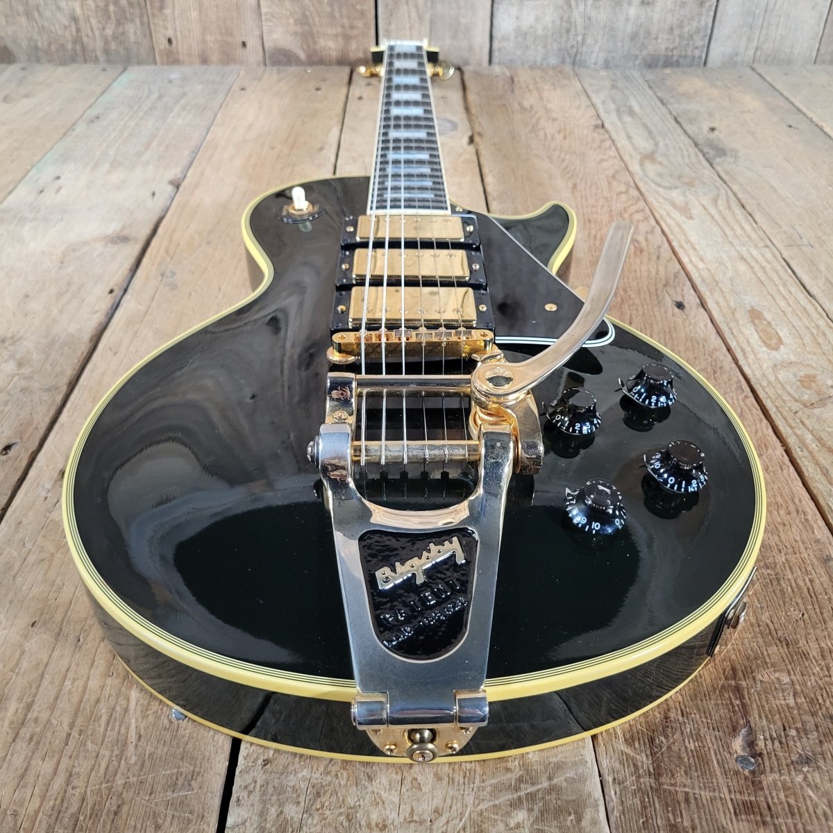 Gibson Les Paul Custom 57 Reissue 2007 Black Custom Art & Historic - Mahar's Vintage Guitars