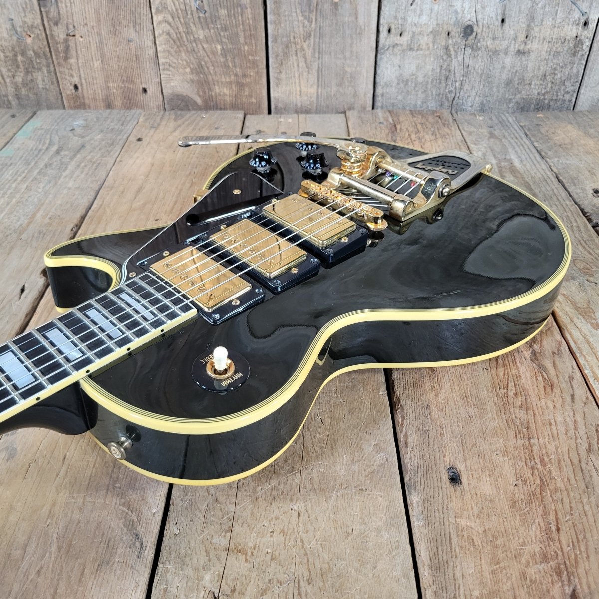 Gibson Les Paul Custom 57 Reissue 2007 Black Custom Art & Historic - Mahar's Vintage Guitars