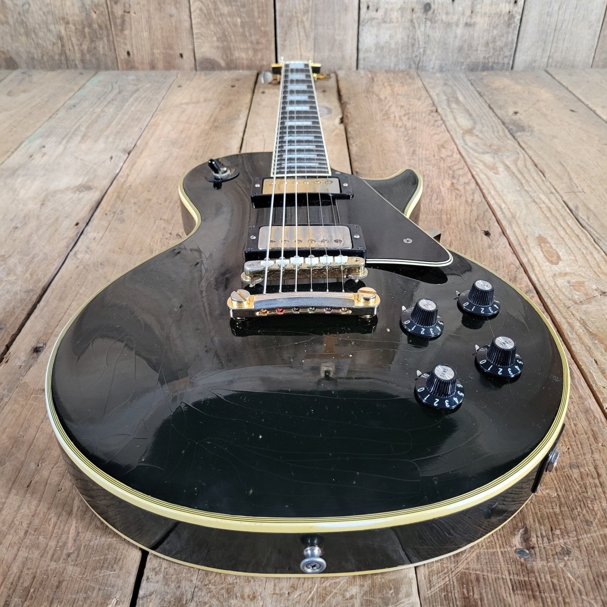 Gibson Les Paul Custom Black 1970 - Mahar's Vintage Guitars