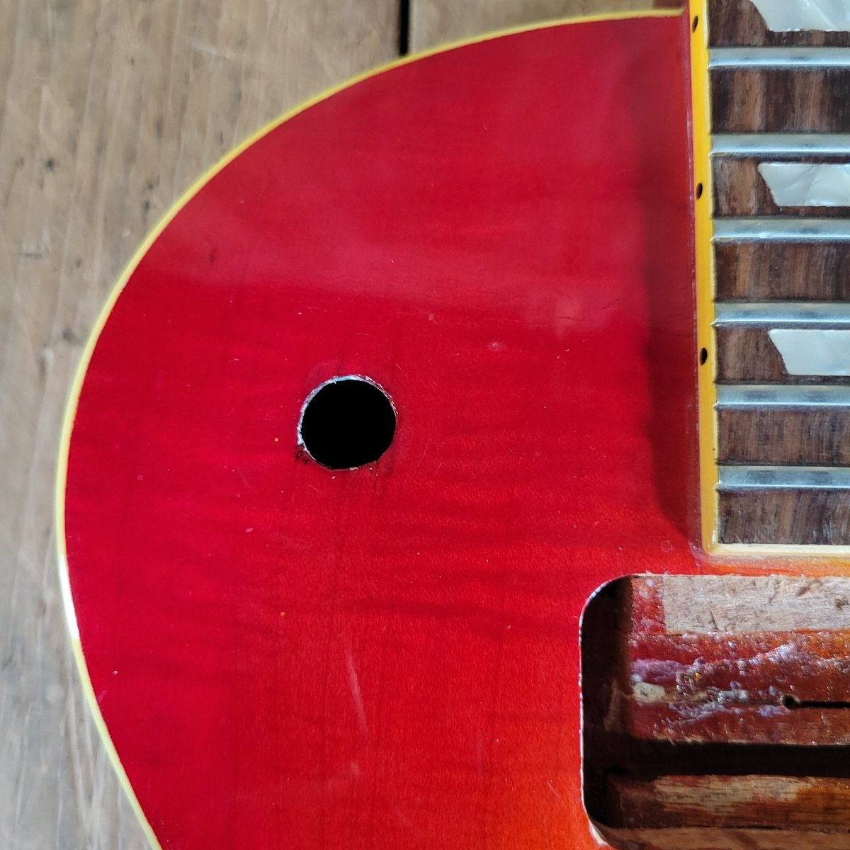 Gibson Les Paul Husk Luthier's Project Body & Neck - Mahar's Vintage Guitars