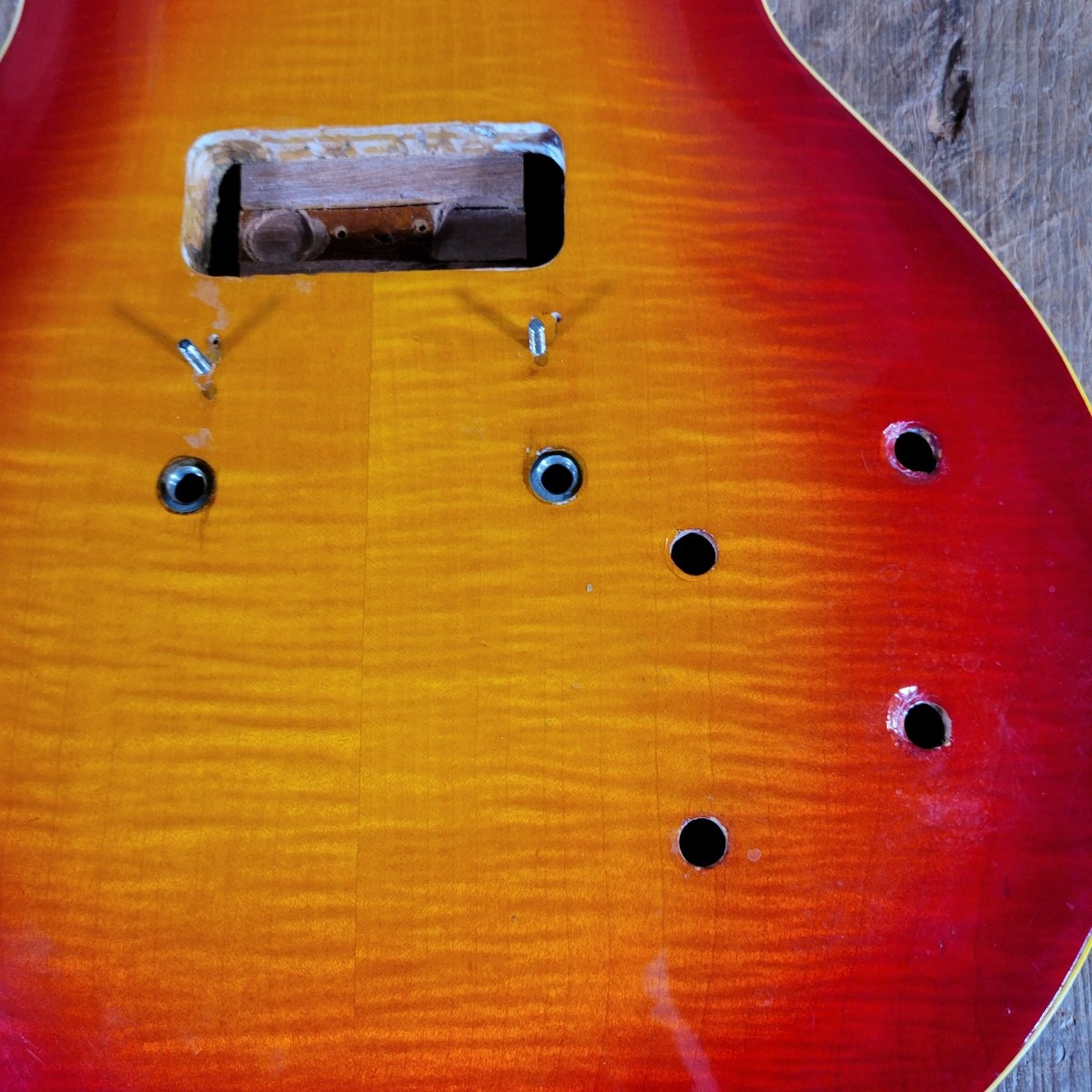 Gibson Les Paul Husk Luthier's Project Body & Neck - Mahar's Vintage Guitars